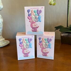 Pop Mart Labubu Lazy Yoga Blind Box Bundle of 3 Sealed